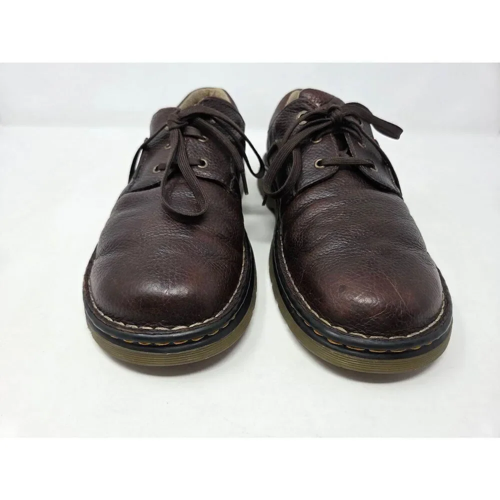 DR MARTENS BROWN LEATHER OXFORDS SHOES AW004 MEN'S SIZE US 12 M LACE UP 11194
